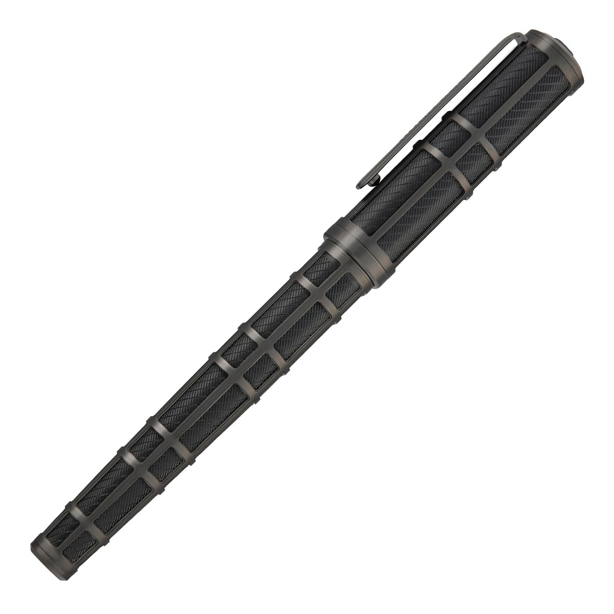 HUGO BOSS Tintenroller Frame Grid, Black & Gun - 5