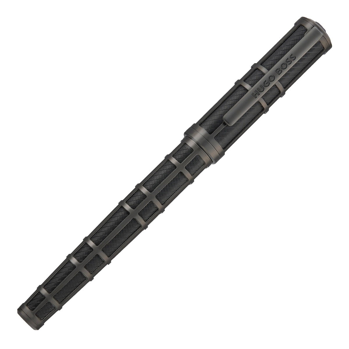 HUGO BOSS Tintenroller Frame Grid, Black & Gun - 4