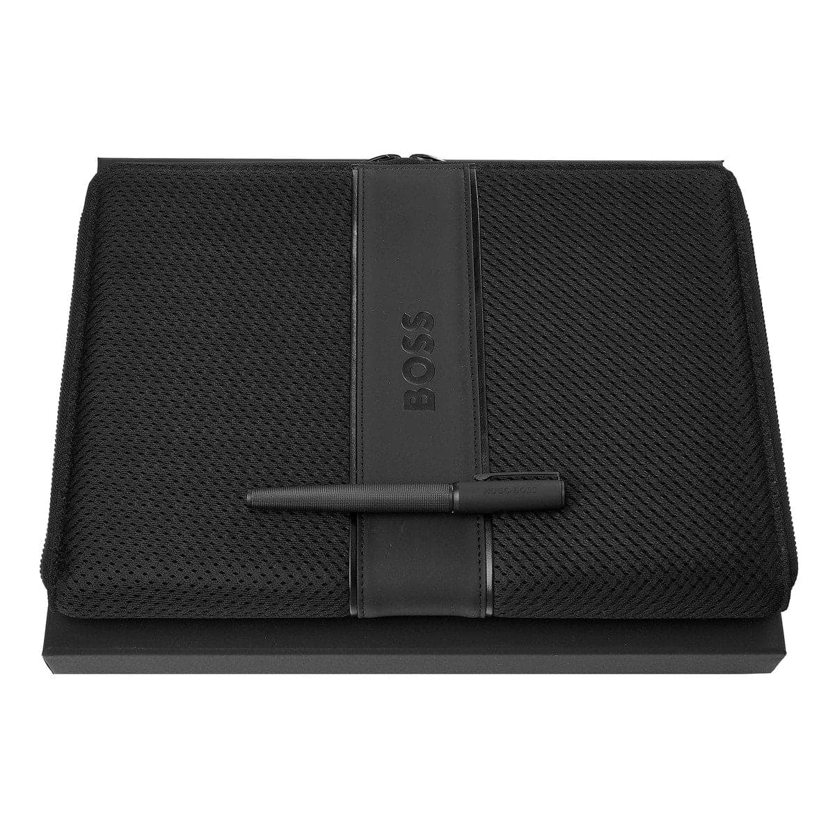 HUGO BOSS, Tintenroller + Konferenzmappe, Arche