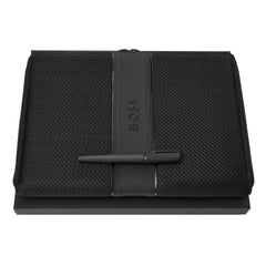 HUGO BOSS, Tintenroller + Konferenzmappe, Arche