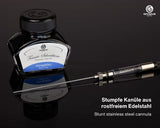 Octopus Tintenschnorchel Edelstahlkanüle 74 mm metallisch/silbern