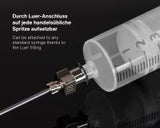 Octopus Tintenschnorchel Edelstahlkanüle 74 mm metallisch/silbern