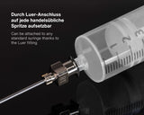 Octopus Tintenschnorchel Edelstahlkanüle 74 mm metallisch/silbern