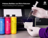 Octopus Tintenschnorchel Edelstahlkanüle 74 mm metallisch/silbern