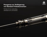 Octopus Tintenschnorchel Edelstahlkanüle 74 mm metallisch/silbern