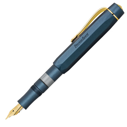 Kaweco Fountain Pen, AL Sport Inkwell With Transparent Ink Window, Navy