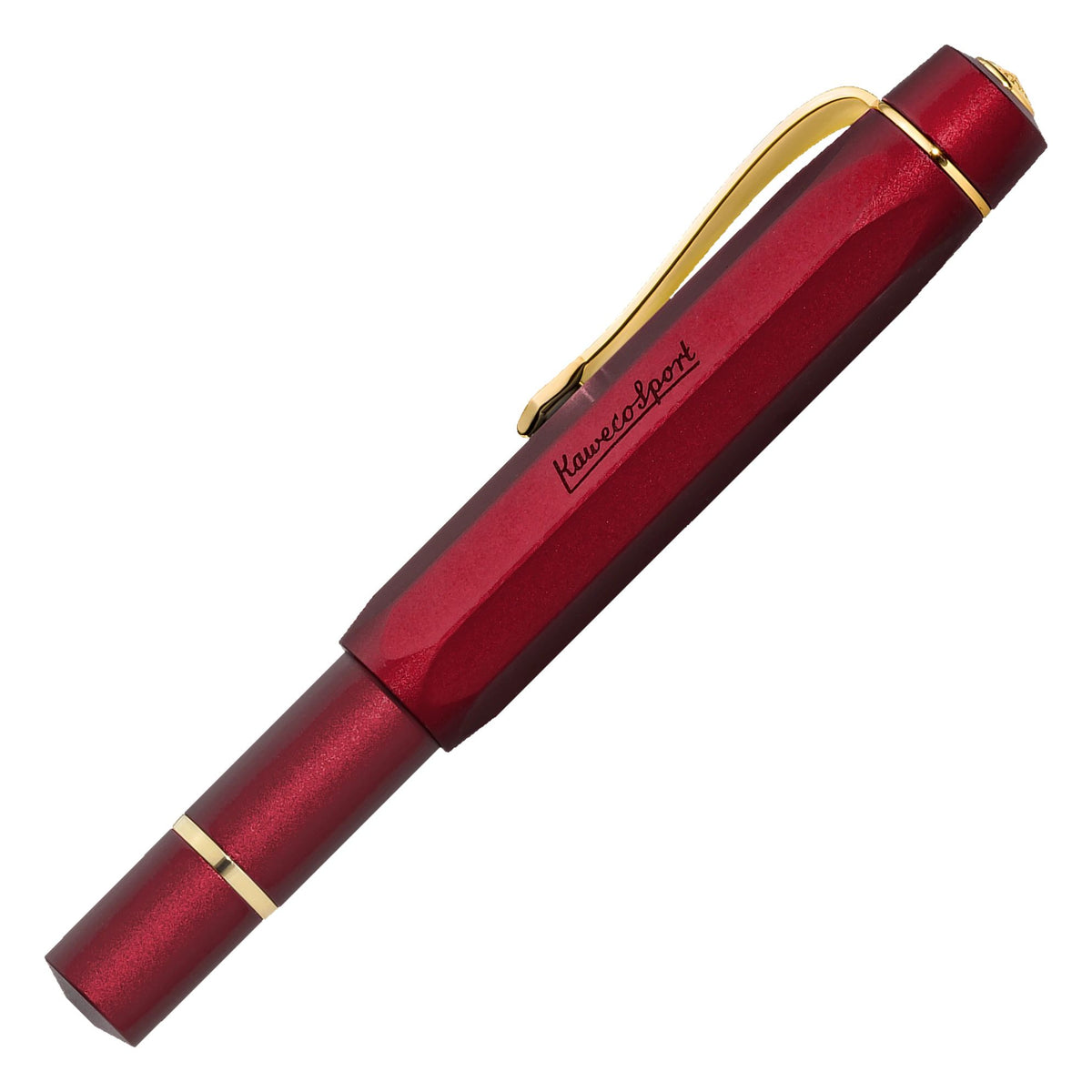 Kaweco Kolbenfüllhalter AL Sport Solo Bordeaux