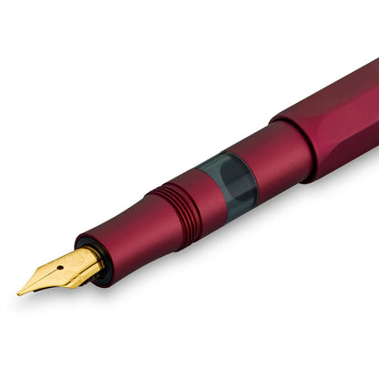 Kaweco Kolbenfüllhalter AL Sport Solo Bordeaux