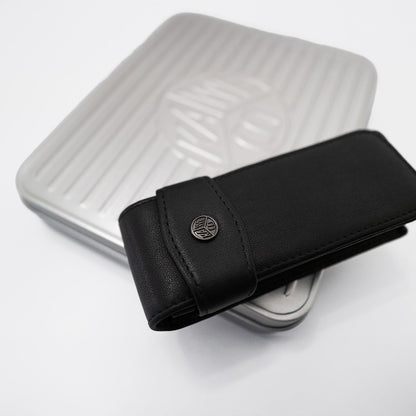 Kaweco, pen case, for 2 writing instruments with flap for Sport, black