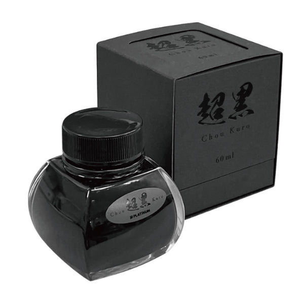 Platinum, Tintenglas, Chou Kuro Schwarze Tinte 60ml