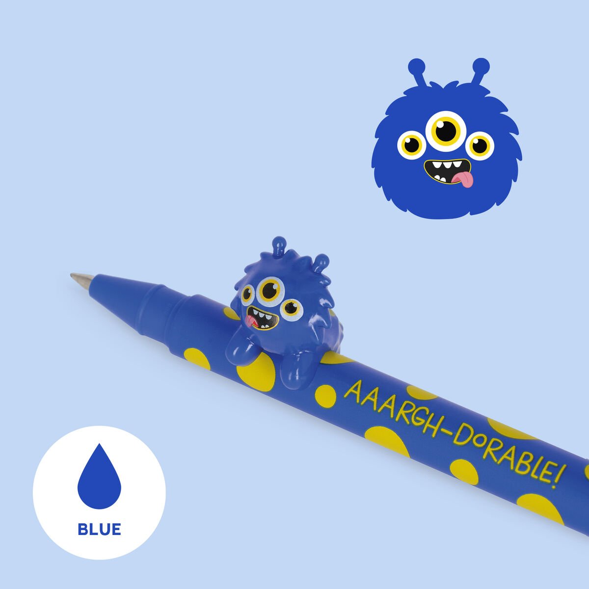 Gelstift mit Deko-Tierchen Monster „Aaargh-dorable!“ - Lovely Friends