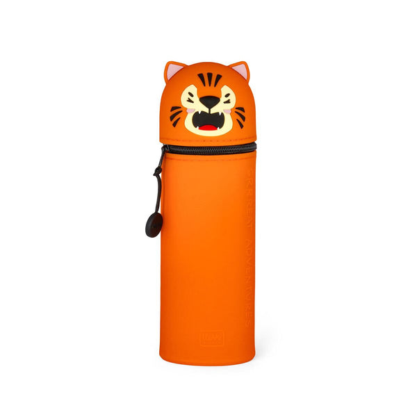 Legami 2-in-1 Silikon-Federmäppchen Tiger