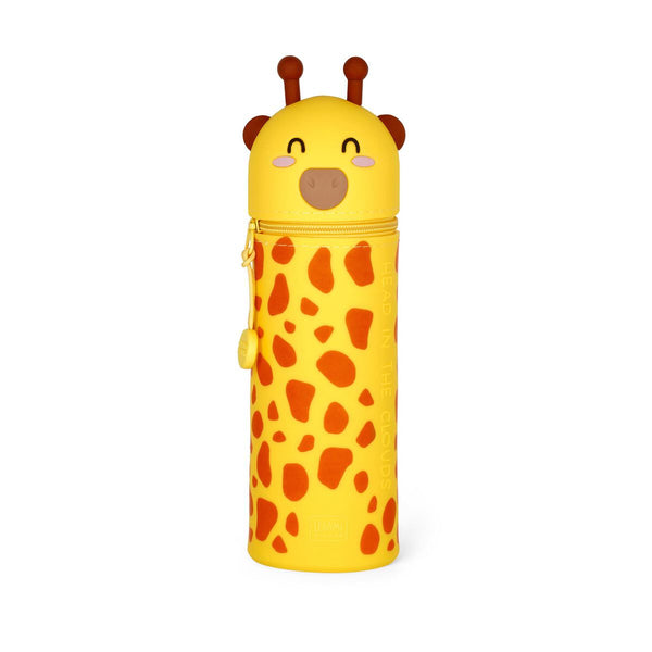 Legami 2-in-1 Silikon-Federmäppchen GIRAFFE