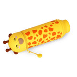 2-in-1-Federmäppchen aus Silikon Giraffe „Head In The Clouds“