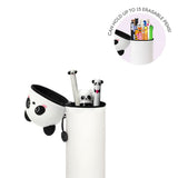 2-in-1-Federmäppchen aus Silikon Panda „Hug Me“