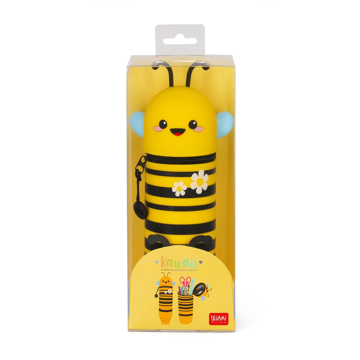 Bee "Bee Different" 2-in-1 Silicone Pencil Case