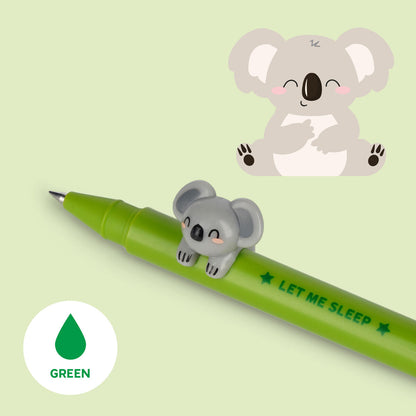 Bolígrafo de Gel con Animal Decorativo Koala «Let Me Sleep» - Lovely Friends