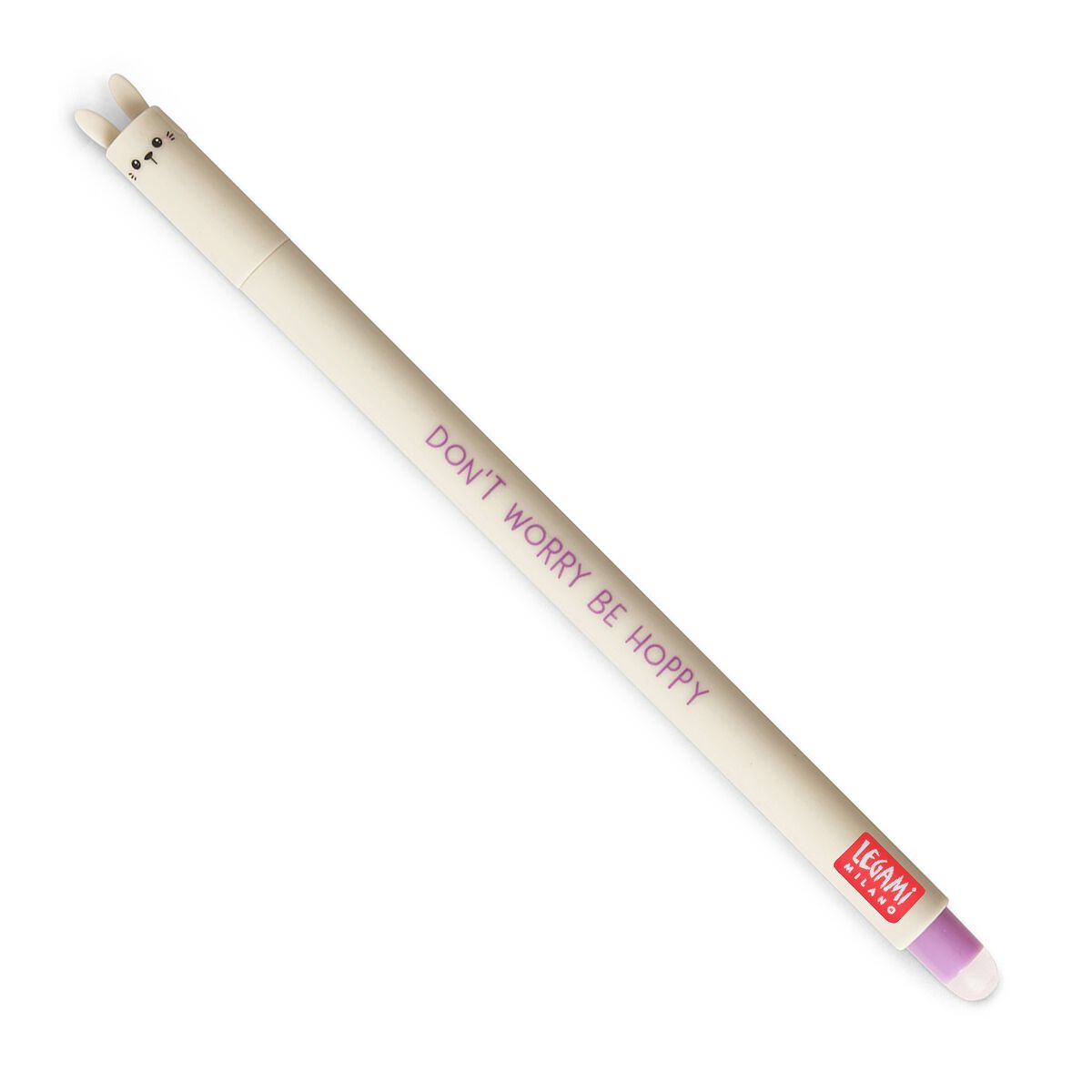 "Don't Worry Be Hoppy" Bunny Erasable Gel Pen - Erasable Pen