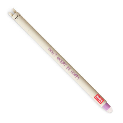 "Don't Worry Be Hoppy" Bunny Erasable Gel Pen - Erasable Pen
