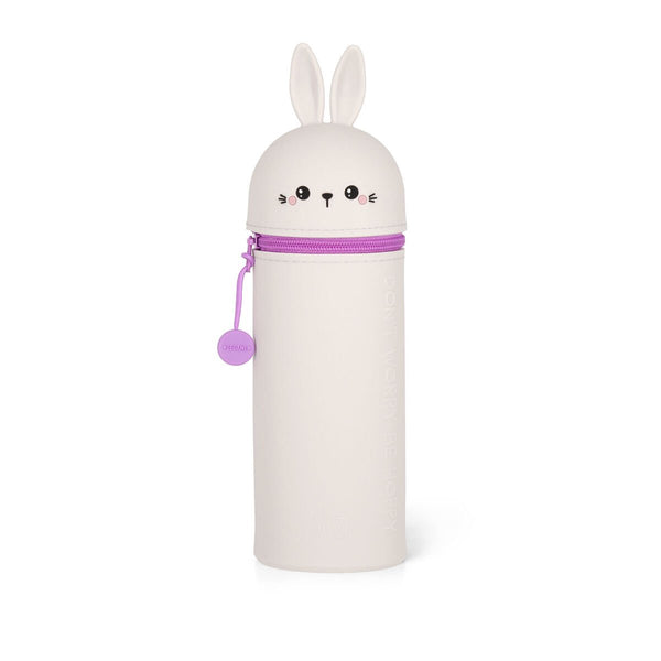 Legami 2-in-1 Silikon-Federmäppchen BUNNY