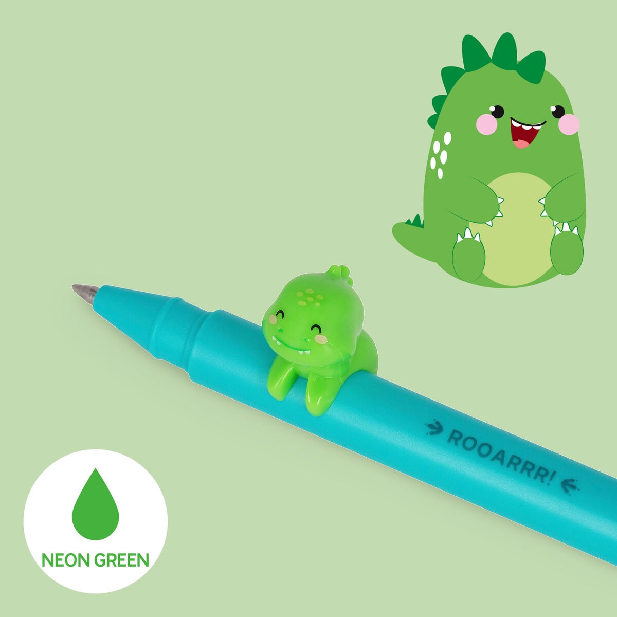 Gelstift mit Deko-Tierchen Dino „Rooarrr“ - Lovely Friends