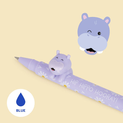 Gelstift mit Deko-Tierchen Hippo „Hip Hippo Hooray“ - Lovely Friends
