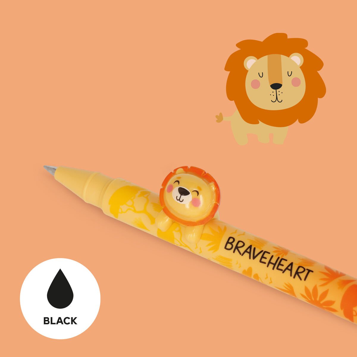 Gelstift mit Deko-Tierchen Lion „The King“ - Lovely Friends