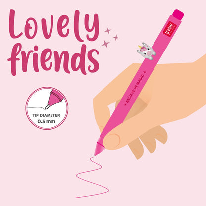 Gelstift mit Deko-Tierchen Unicorn „Believe in magic“ - Lovely Friends