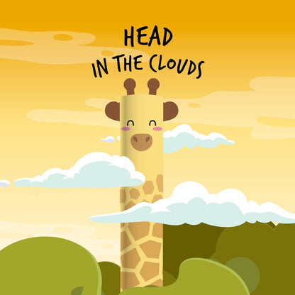 "Head In The Clouds" Giraffe Erasable Gel Pen - Erasable Pen