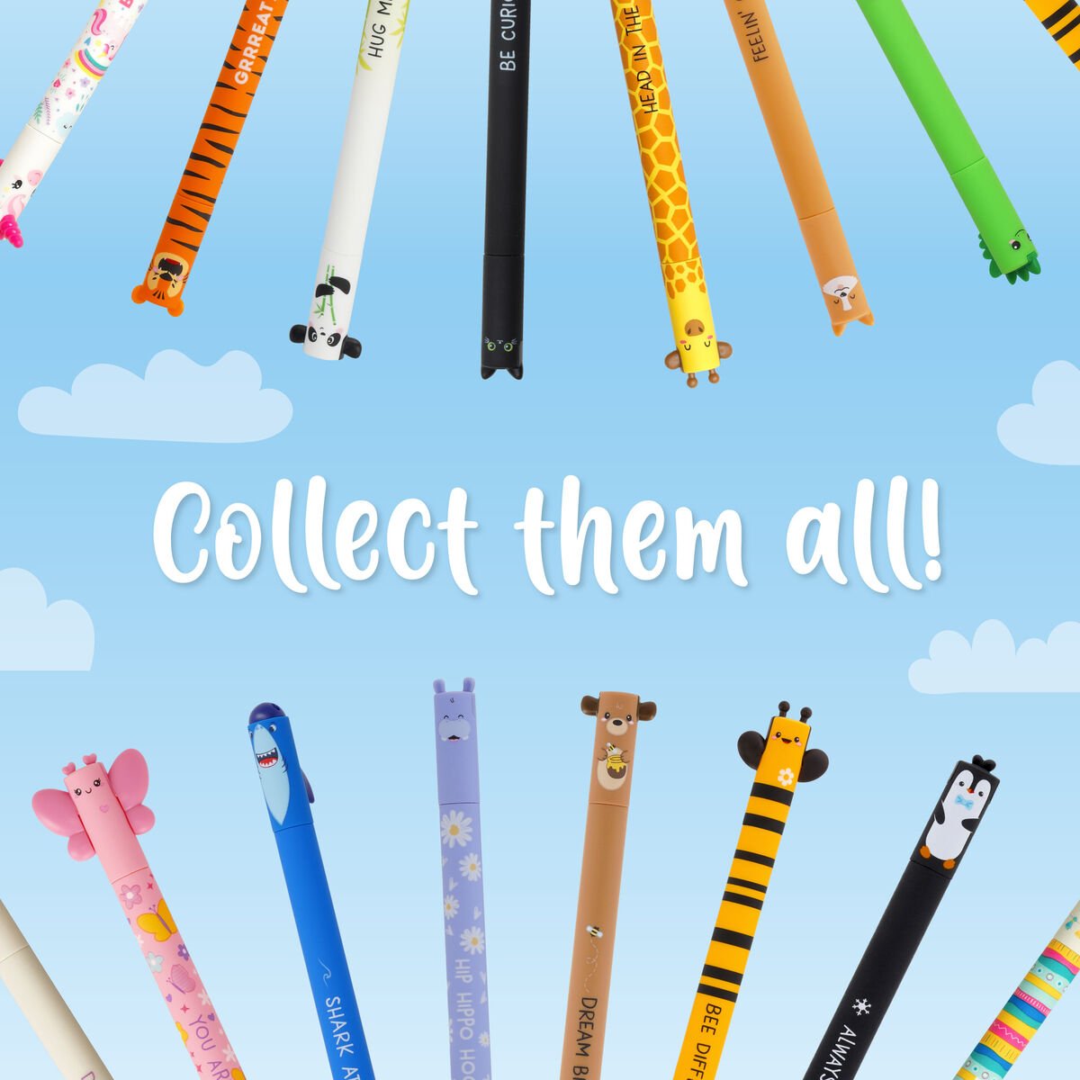 "Head In The Clouds" Giraffe Erasable Gel Pen - Erasable Pen