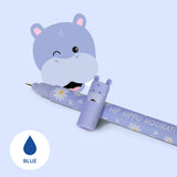 "Hip Hippo Hooray!" Hippo Erasable Gel Pen - Erasable Pen