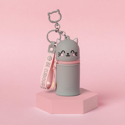 Münztasche mit Schlüsselanhänger Kitty - Mini Kawaii