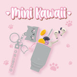 Münztasche mit Schlüsselanhänger Kitty - Mini Kawaii