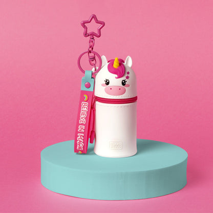 Münztasche mit Schlüsselanhänger Unicorn - Mini Kawaii