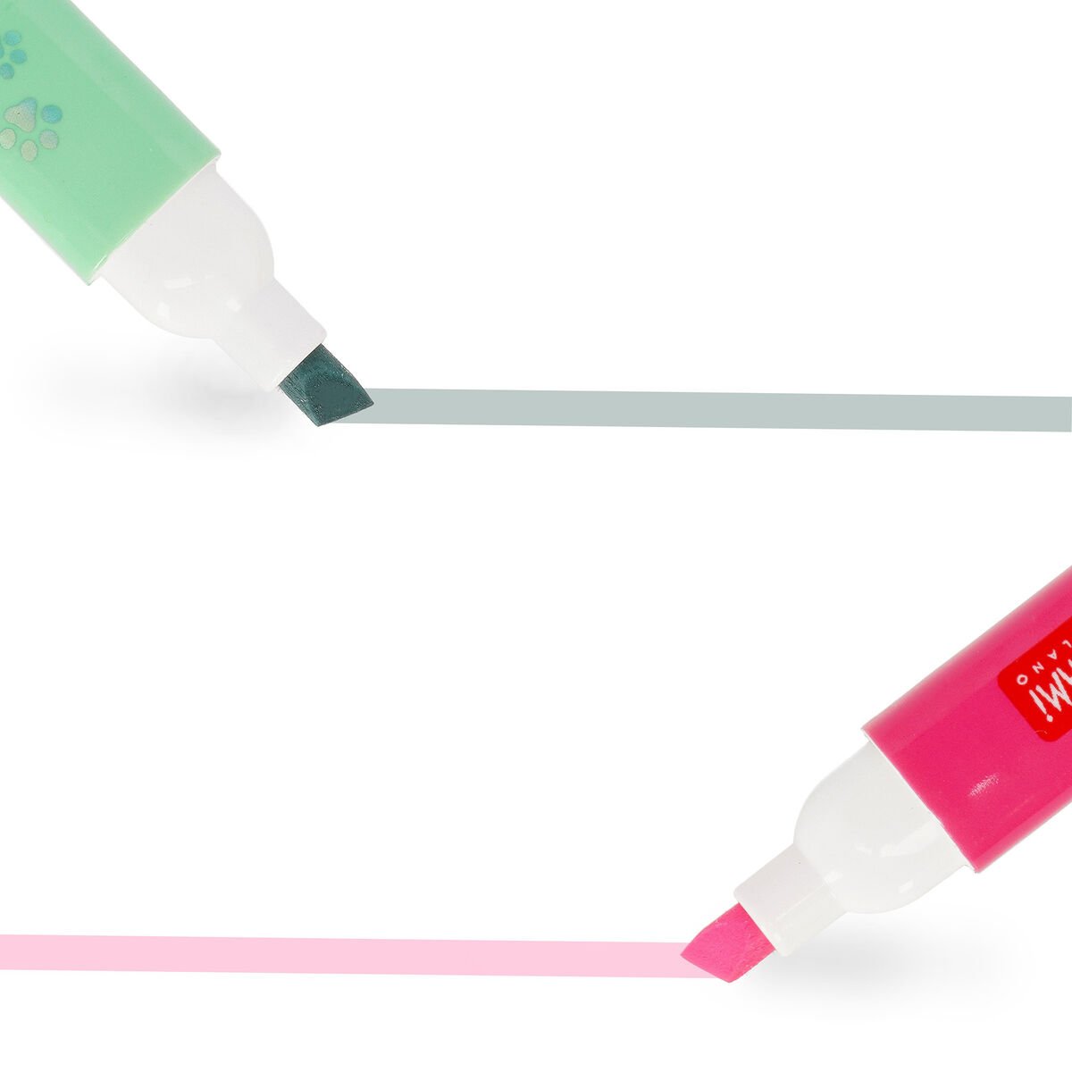 Set of 6 Kitty Dual-Tip Highlighters - Meow