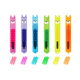 Set of 6 Mini Highlighters - Teddy's Mood