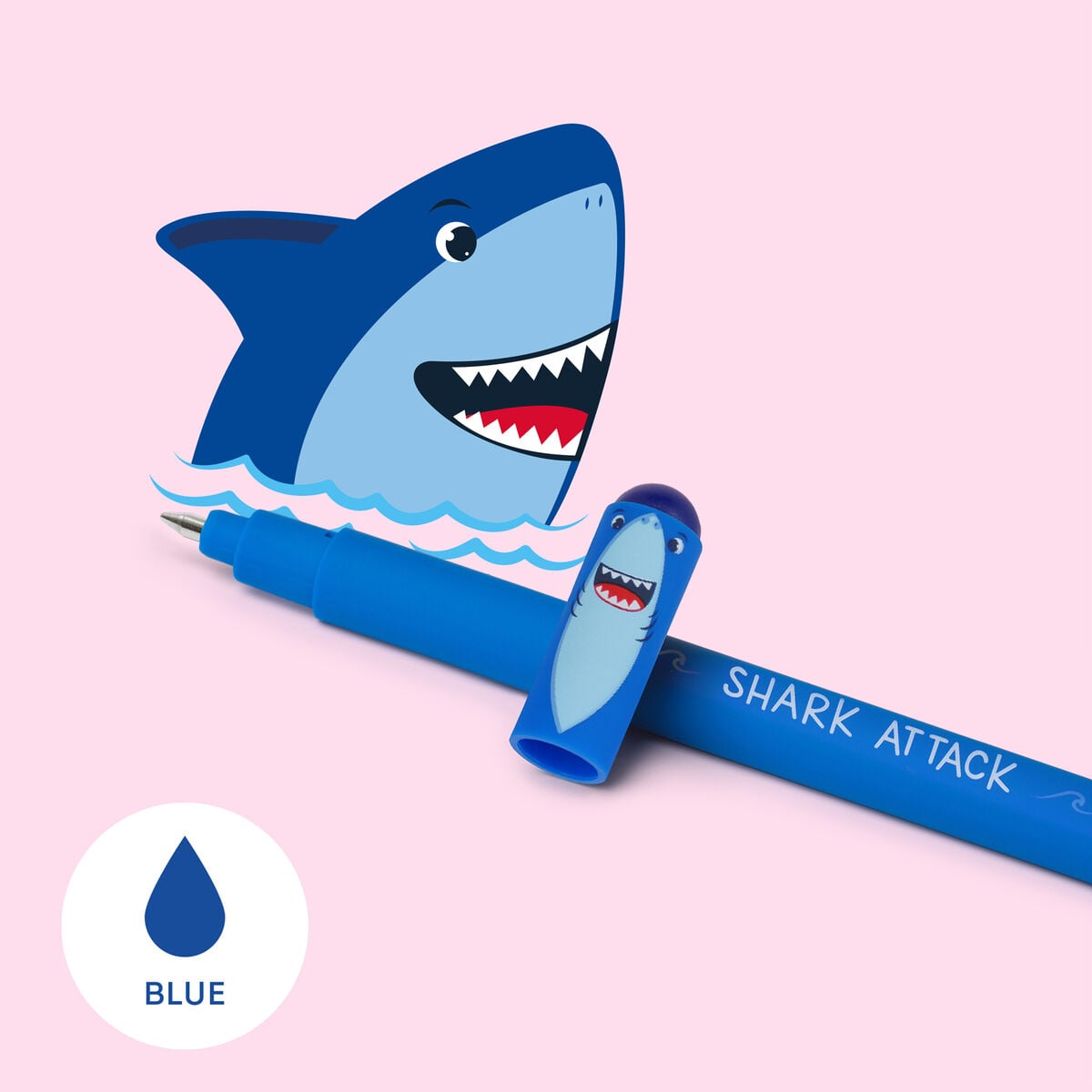 "Shark Attack" Shark Erasable Gel Pen - Erasable Pen