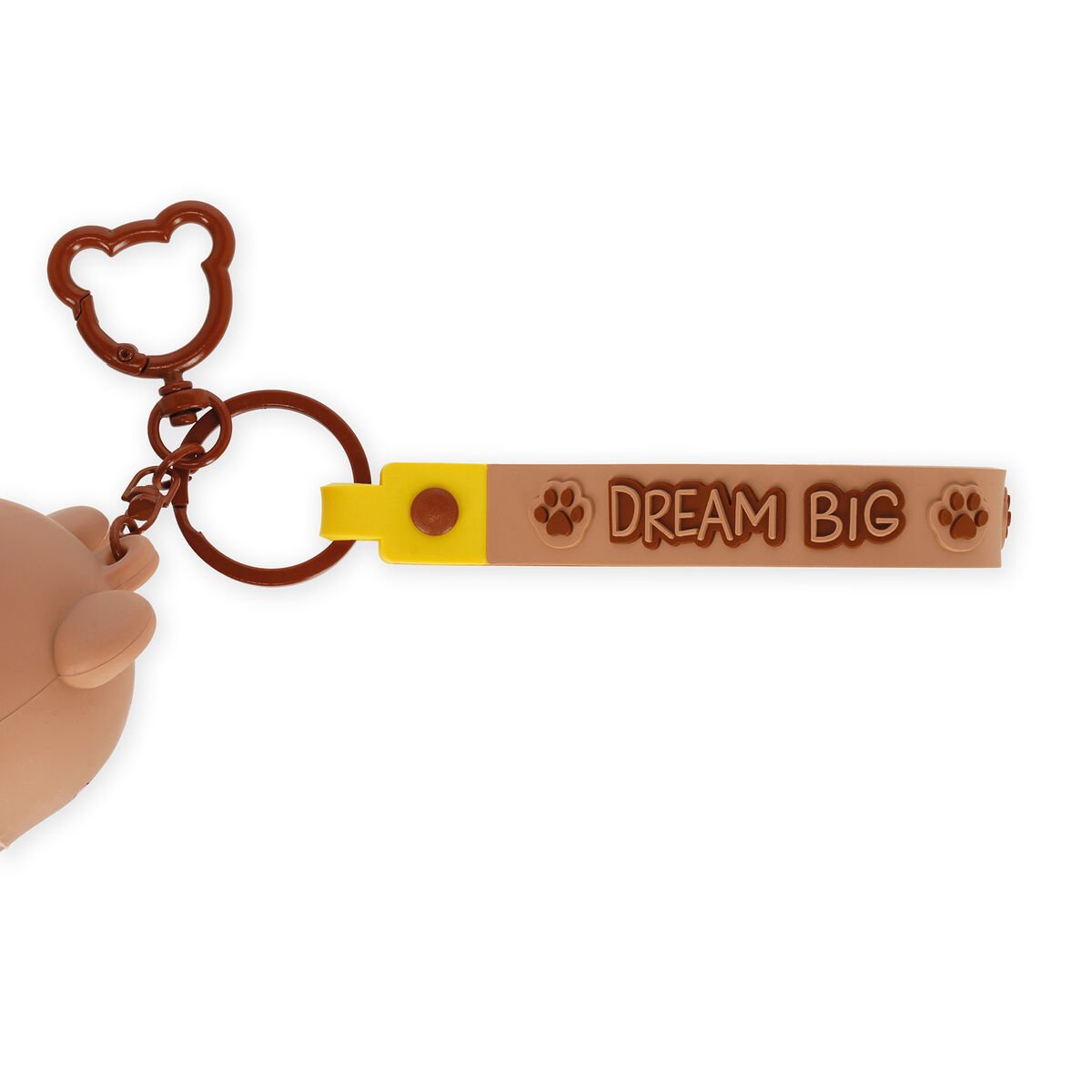 Teddy Bear Coin Purse with Key Ring - Mini Kawaii