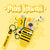 Legami Münztasche mit Schlüsselanhänger MINI KAWAII BEELegami Münztasche mit Schlüsselanhänger MINI KAWAII BEE