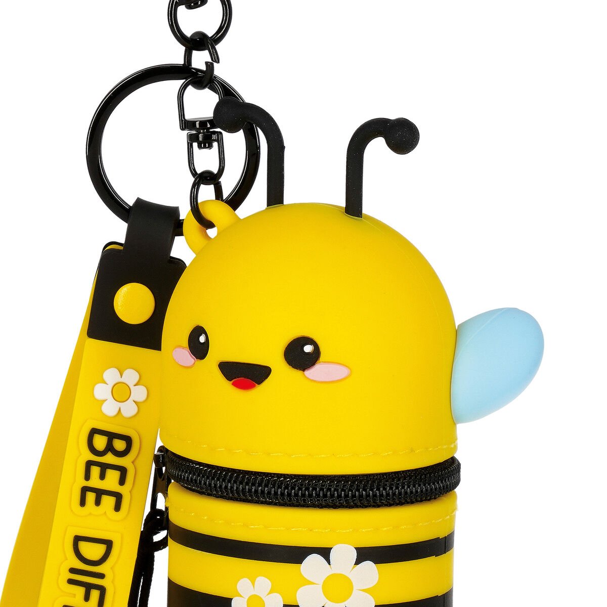 Münztasche mit Schlüsselanhänger Bee - Mini Kawaii