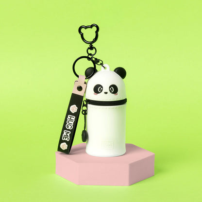 Portamonete con Portachiavi Panda - Mini Kawaii