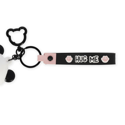 Portamonete con Portachiavi Panda - Mini Kawaii