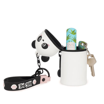 Portamonete con Portachiavi Panda - Mini Kawaii