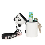 Portamonete con Portachiavi Panda - Mini Kawaii