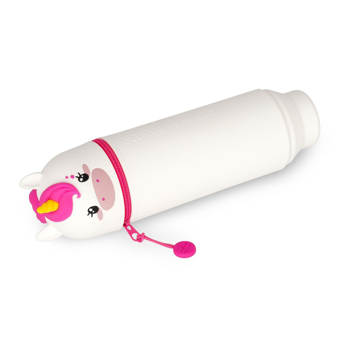 Unicorn "Believe in Magic" 2-in-1 Silicone Pencil Case