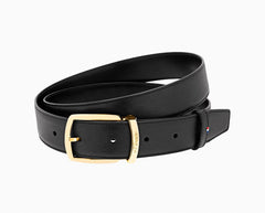 ST Dupont Accessories Line D Belts, Palladium, Ltd. Edt., Schwarz