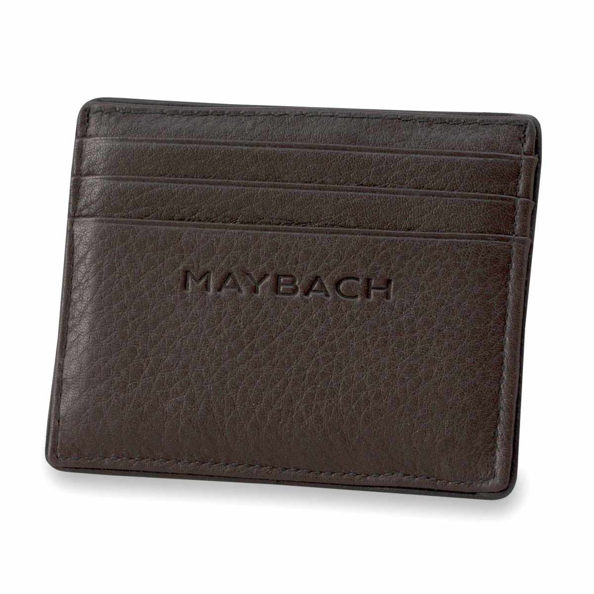 Maybach Kreditkartenetui The Realm II Flat, 5 Kartenslots, Espressobrown