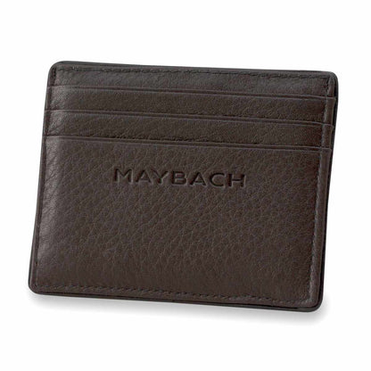Maybach Kreditkartenetui The Realm II Flat, 5 Kartenslots, Espressobrown
