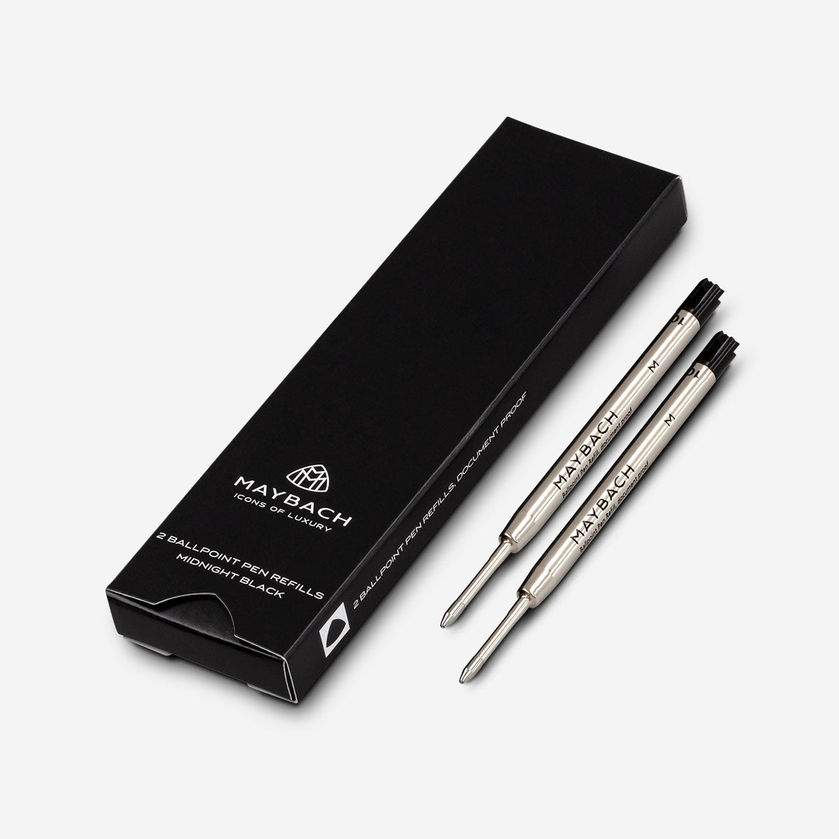 Maybach Kugelschreibermine 2er Pack, Midnight Black