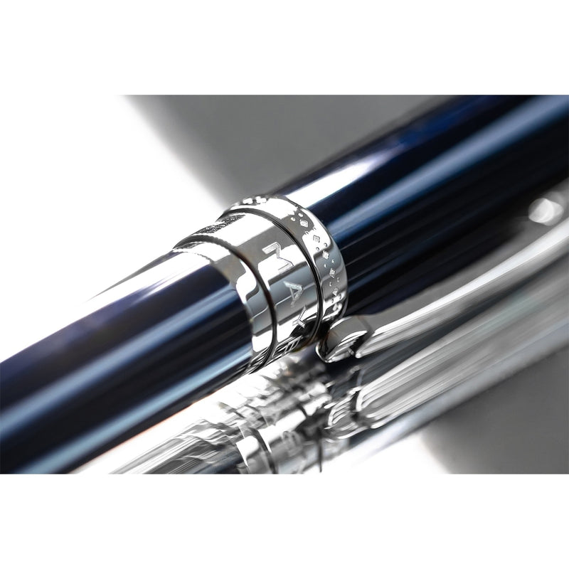 Maybach Füller The Peak I Lustrous - Platinum, 18Kt, Nautical Blue Lacquer